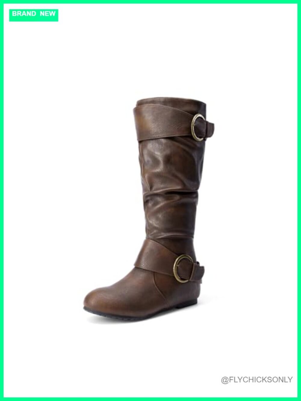 Women's Wide Calf Knee High Wedge Boots Faux Fur Lined Winter Boot